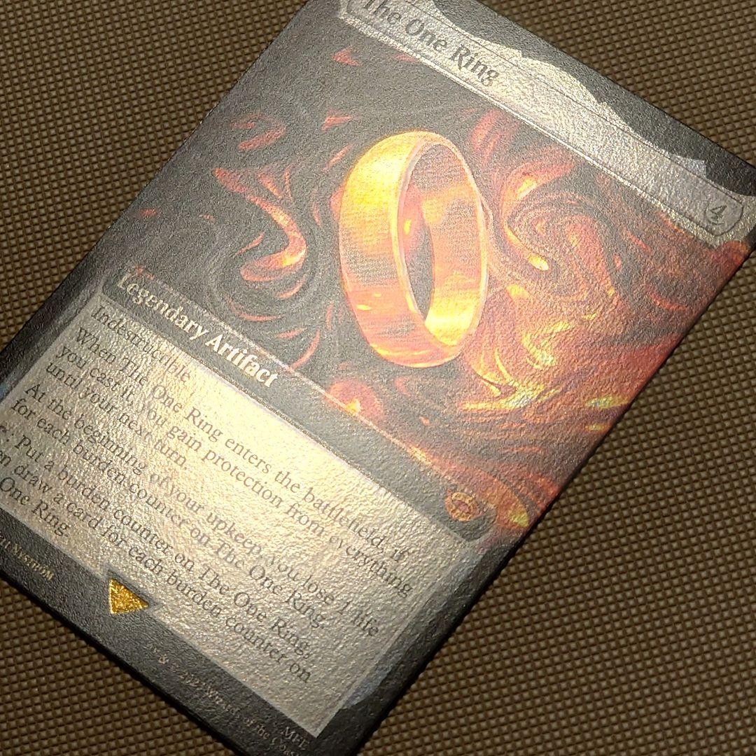 一つの指輪 拡張 サージfoil 英語 指輪物語 ホリデーリリース MTG