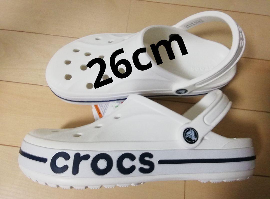 3【スペシャルsale】新品クロックスホワイト メンズ レディース 26cm