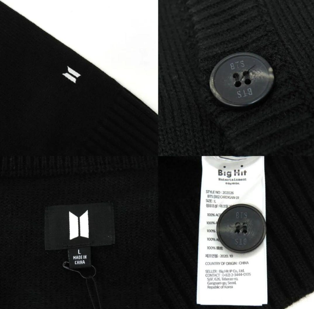 BTS BLACKSWAN POP-UP カーディガン 黒 Lサイズ