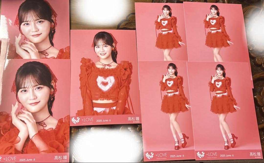 髙松瞳 とくべチュ、して 生写真 歌唱衣装 - メルカリ