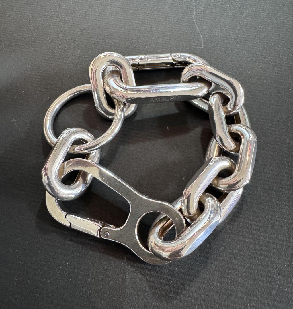 ambush シルバー925 ブレスレット カラビナ アクセサリー キーチェーン