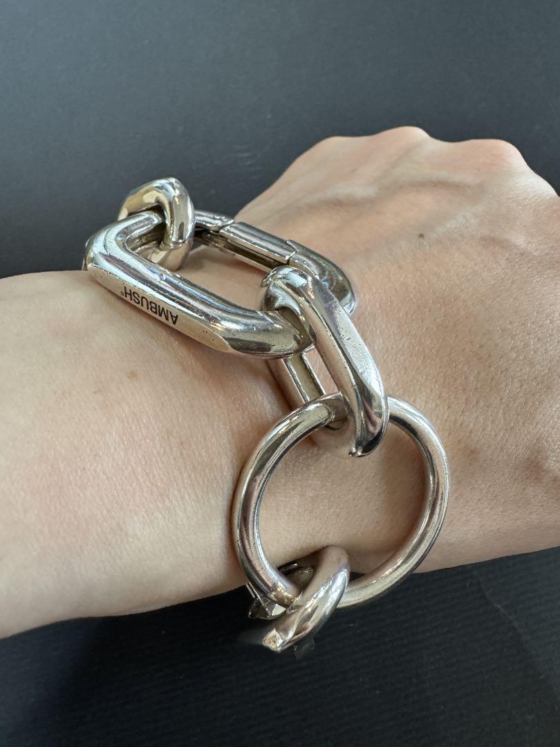 ambush シルバー925 ブレスレット カラビナ アクセサリー キーチェーン