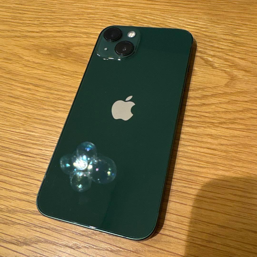 【美品】 iPhone 13 グリーン SIMフリー 128GB