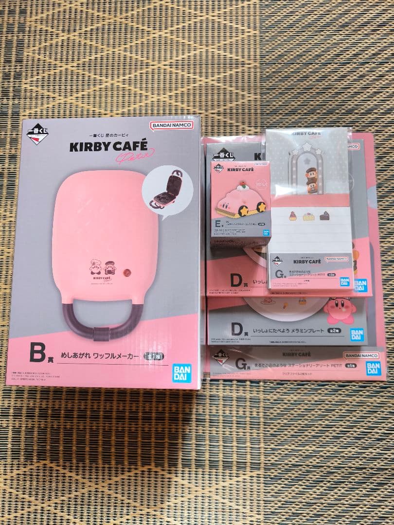 KIRBY CAFÉ　カービィ一番くじまとめ売り　B賞D×2賞E賞G賞×2