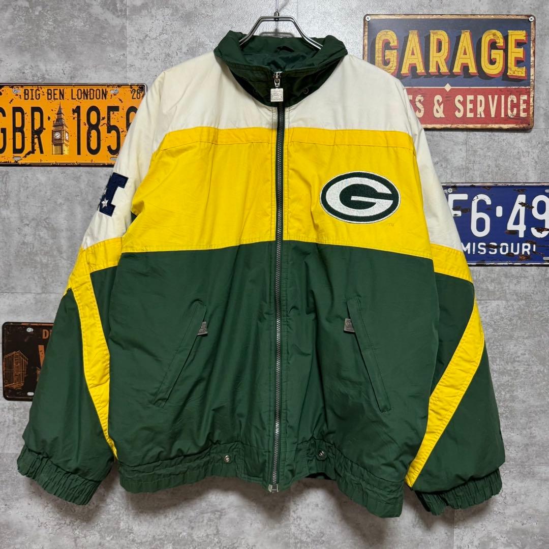 90s NFL GREEN BAY PACKERS 中綿ジャケット ナイロン - メルカリ 90s NFL GREEN BAY PACKERS 中綿ジャケット ナイロン - メルカリ