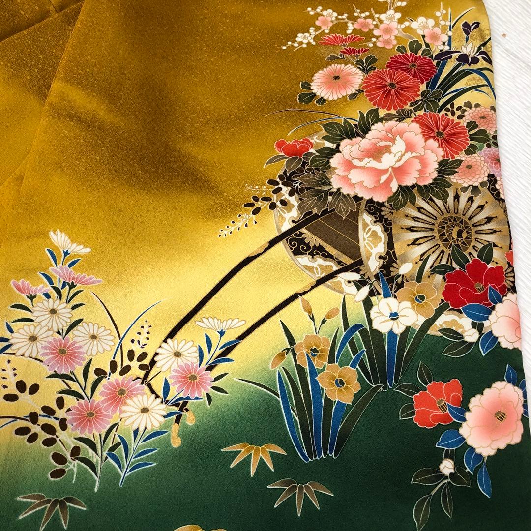 着物のみ　大人可愛い♡ 振袖　落ち着きのある可憐な振袖　成人式　着物 レディース