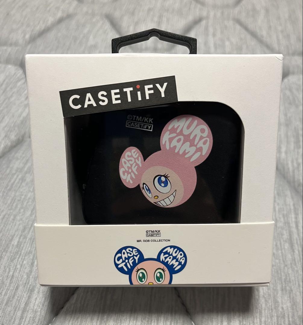 CASETiFY 村上隆 （ピンク）ワイヤレスイヤホンポーチ - メルカリ