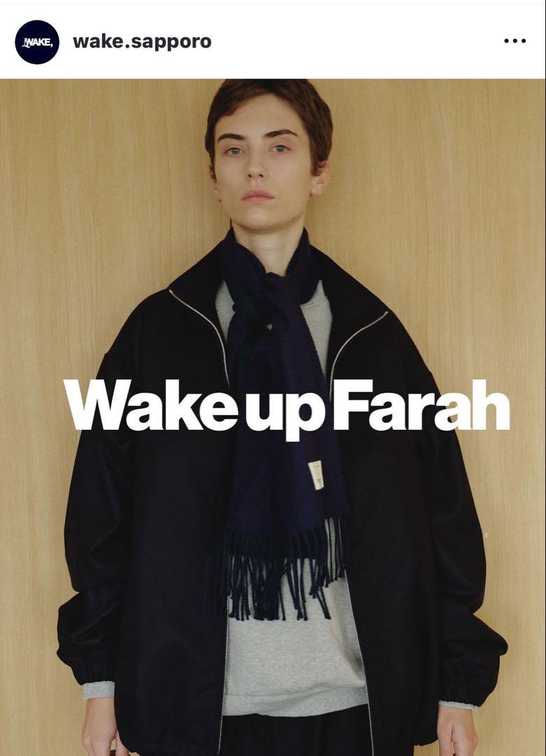 FARAH WAKE Wool Reversible Muffler メンズ
