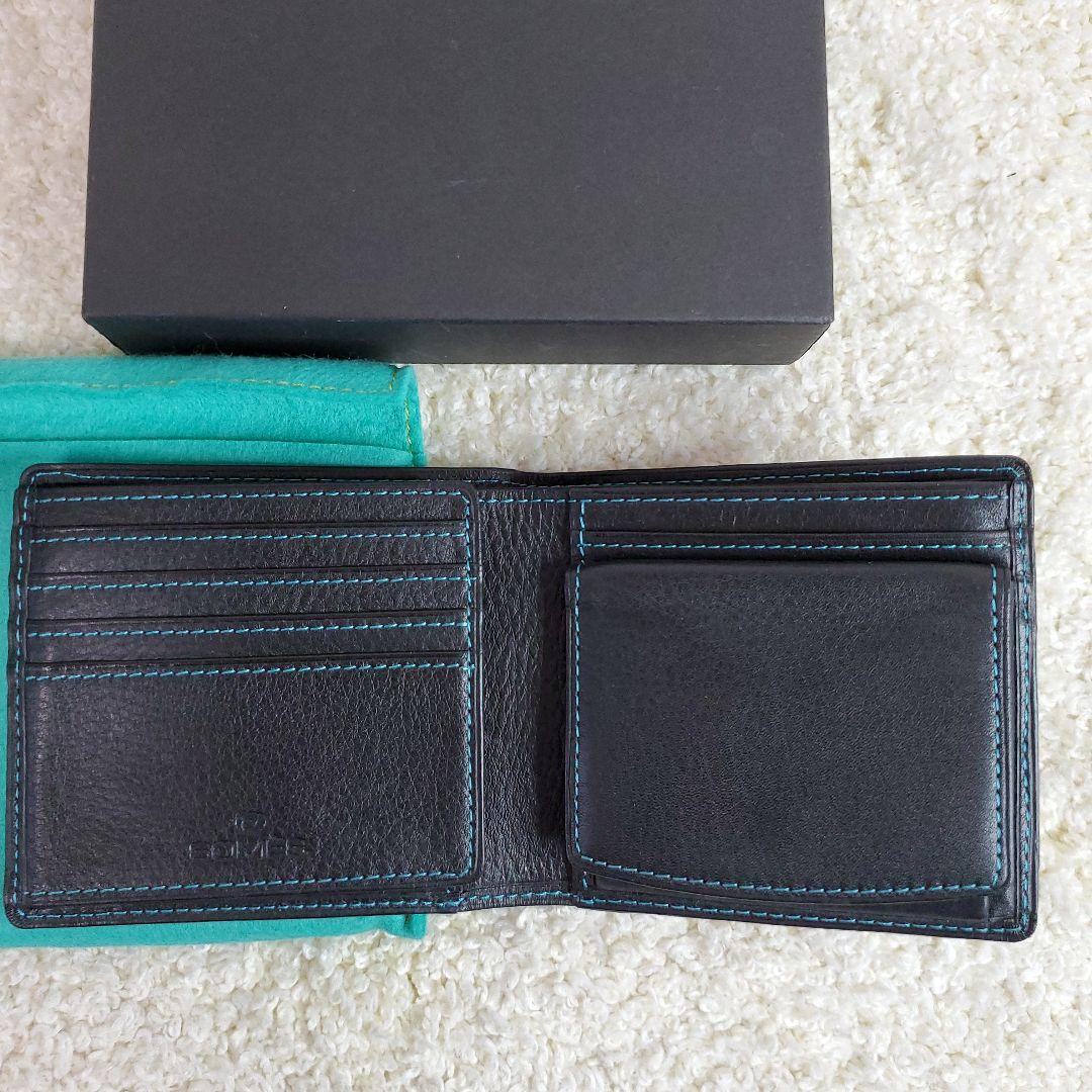 【美品】ソメス サドル SOMES SADDLE 二つ折り財布　ブラック 黒
