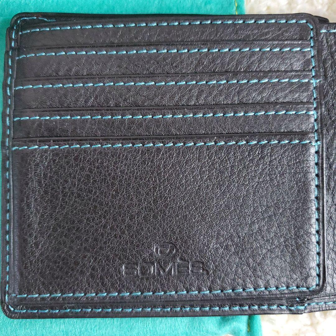 【美品】ソメス サドル SOMES SADDLE 二つ折り財布　ブラック 黒