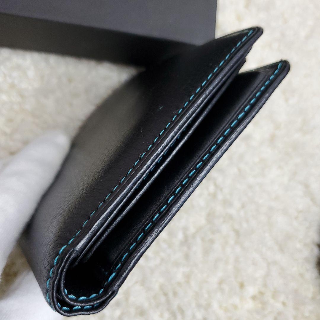 【美品】ソメス サドル SOMES SADDLE 二つ折り財布　ブラック 黒