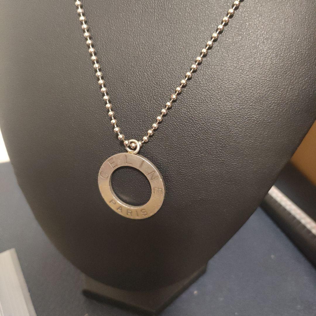 セリーヌ　ネックレス　Silver　チェーン　社外品 セリーヌ ネックレス ペンダント Silver チェーン 社外品
