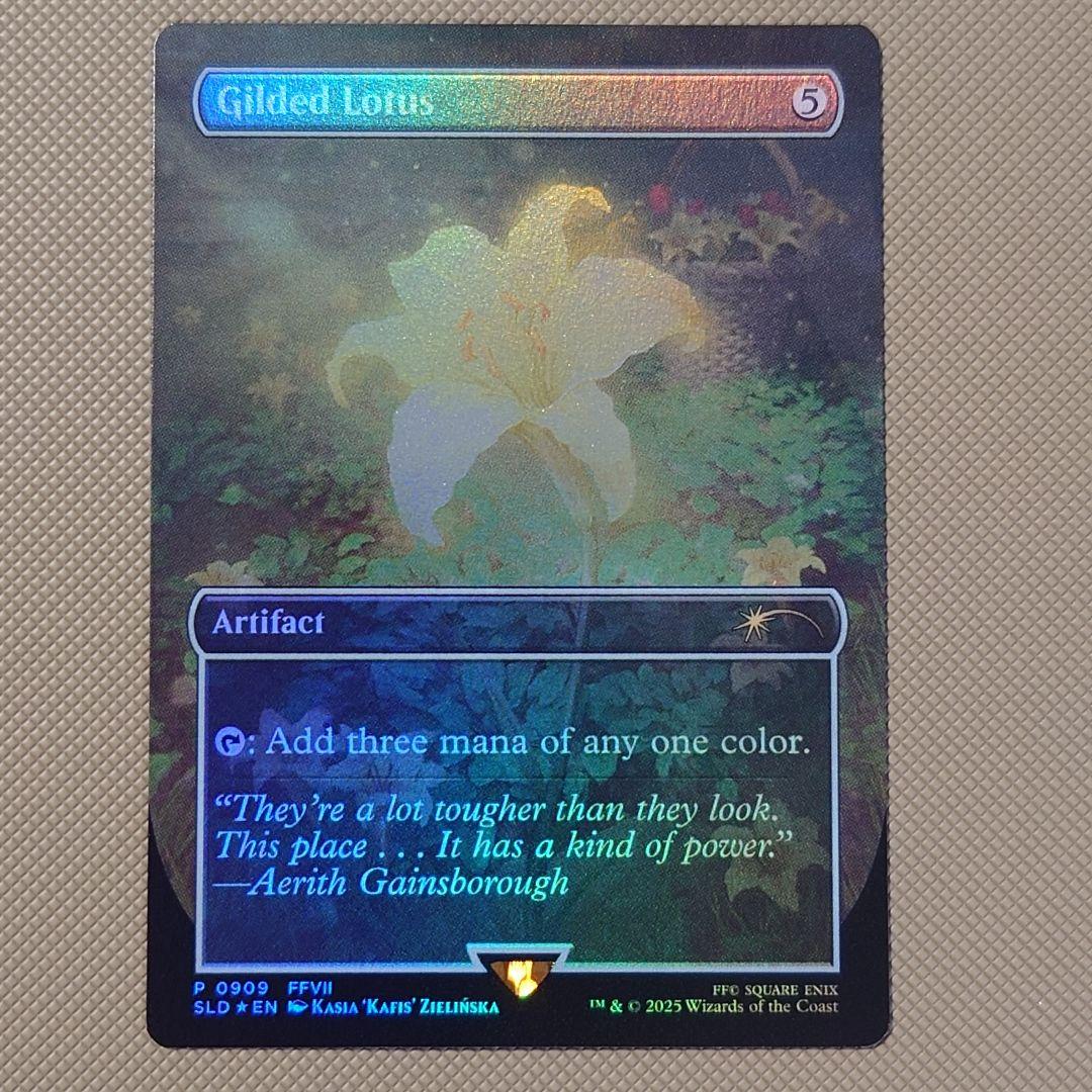 金粉の睡蓮 英語foil Secret Lair FF MTG - メルカリ