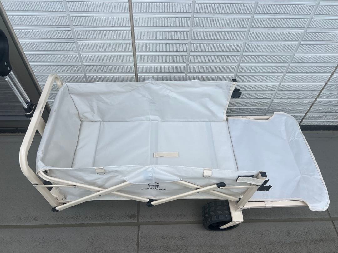 アウトドアワゴン 【オシャレなホワイトベージュ】 キャリーワゴン 120L