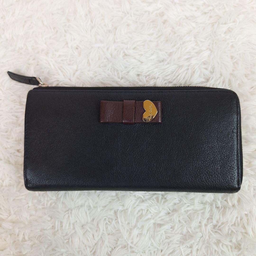 希少✨ゴートレザー Paul Smith 長財布 L字ファスナー ロゴ