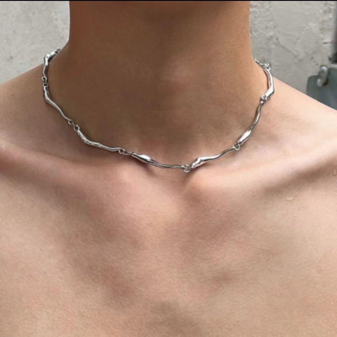 即日発送　新品　silver chain necklace 6,600円