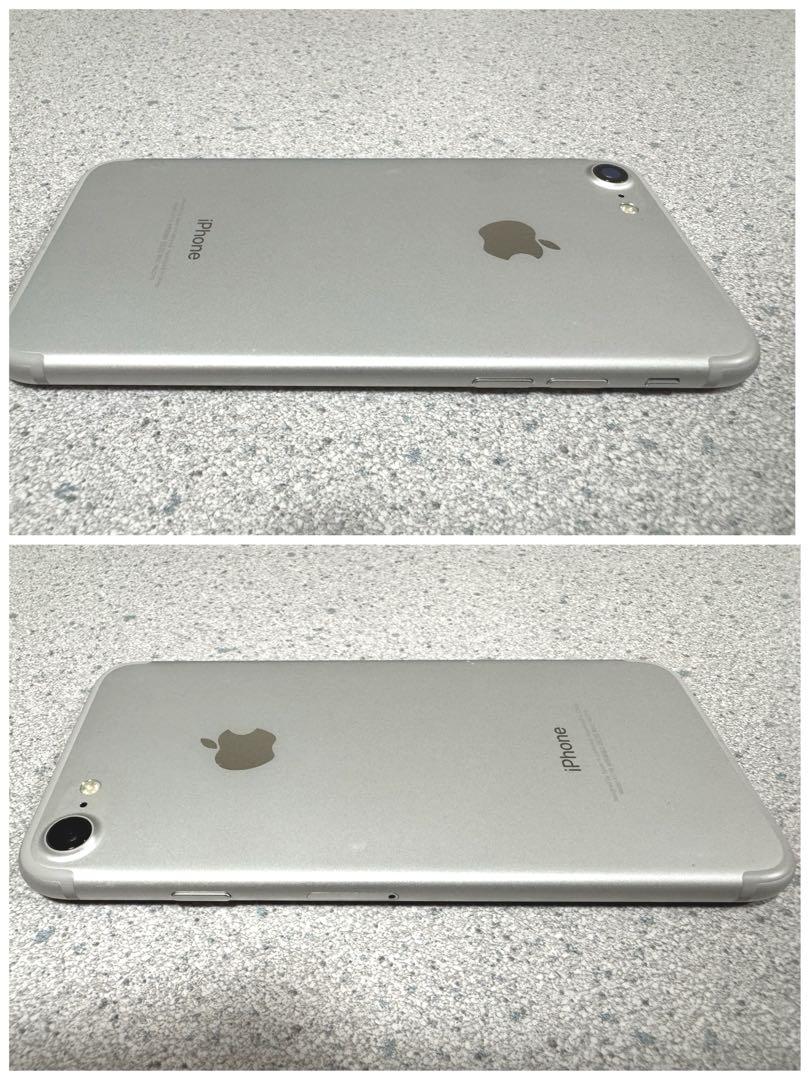 iPhone7 本体　動作確認済み　初期化済み 初期化・SIMロック解除済】iPhone 7 シルバー 32GB - メルカリ