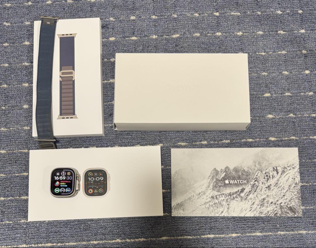 【美品】Apple Watch Ultra2 49mm GPS+Cellular