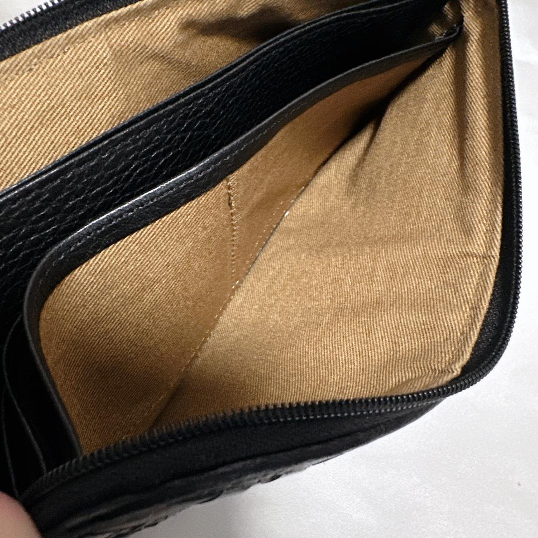 ATAO アタオ 長財布 リモ パイソンルーク L字ファスナー タッセル 黒