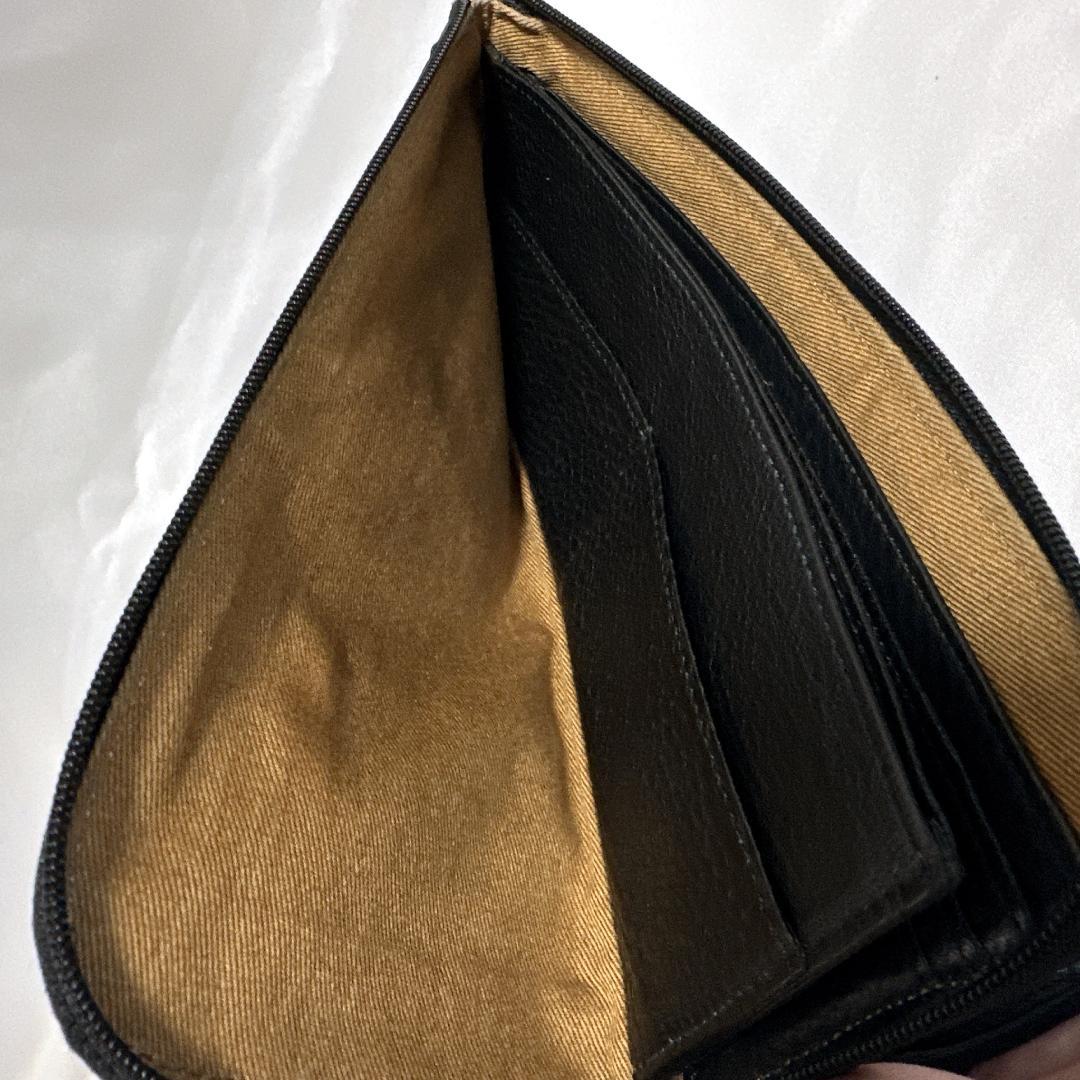 ATAO アタオ 長財布 リモ パイソンルーク L字ファスナー タッセル 黒