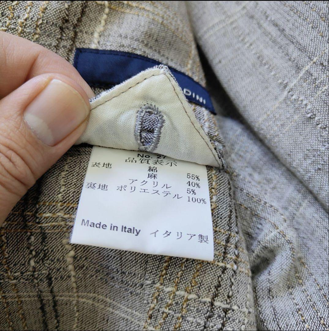 【未使用に近い】ラルディーニ　ジャケット ベストセット_サイズ48 未使用に近い】ラルディーニ ジャケット ベストセット_サイズ48
