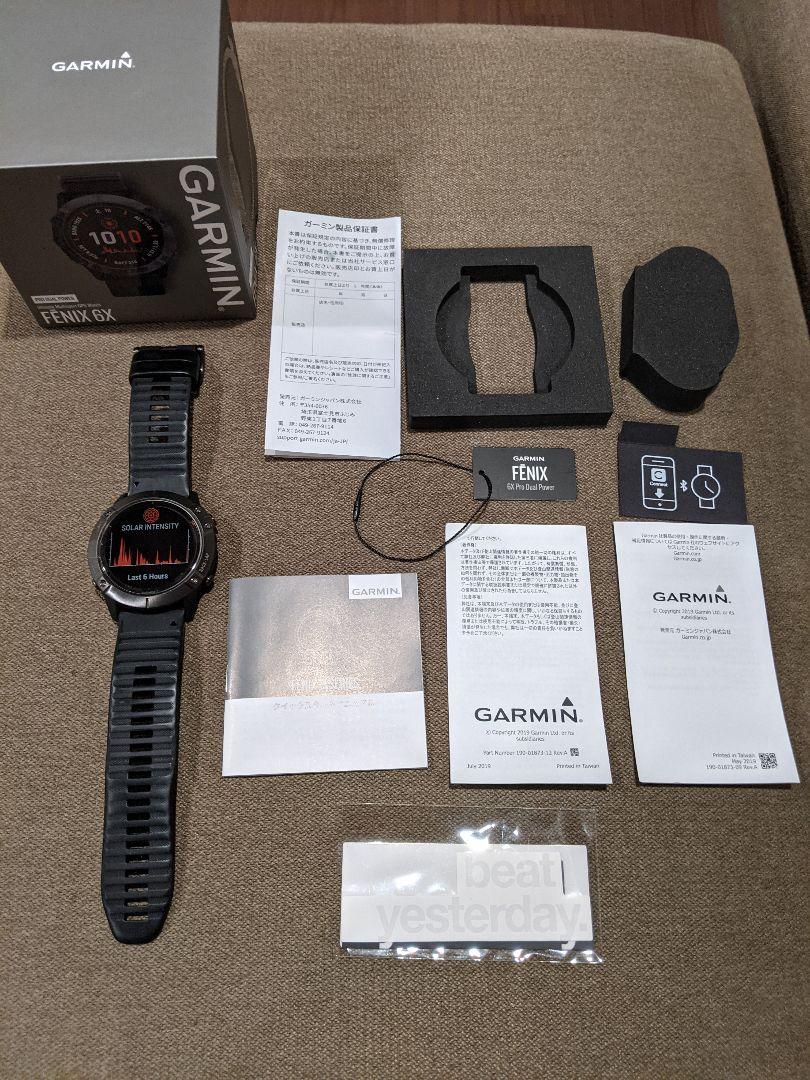 Garmin fenix 6x pro dual power