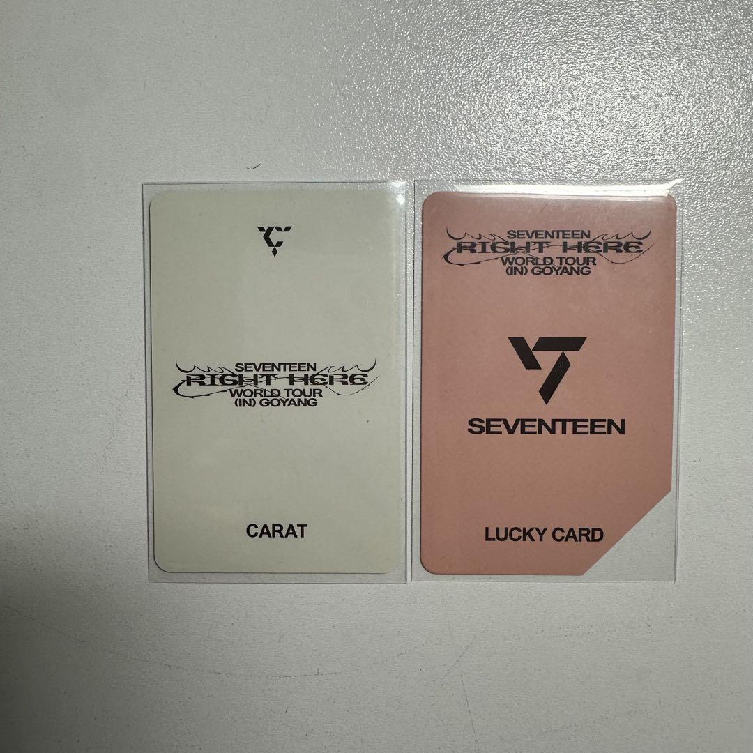 SEVENTEEN RIGHT HERE CARATZONE ウォヌ トレカ - メルカリ