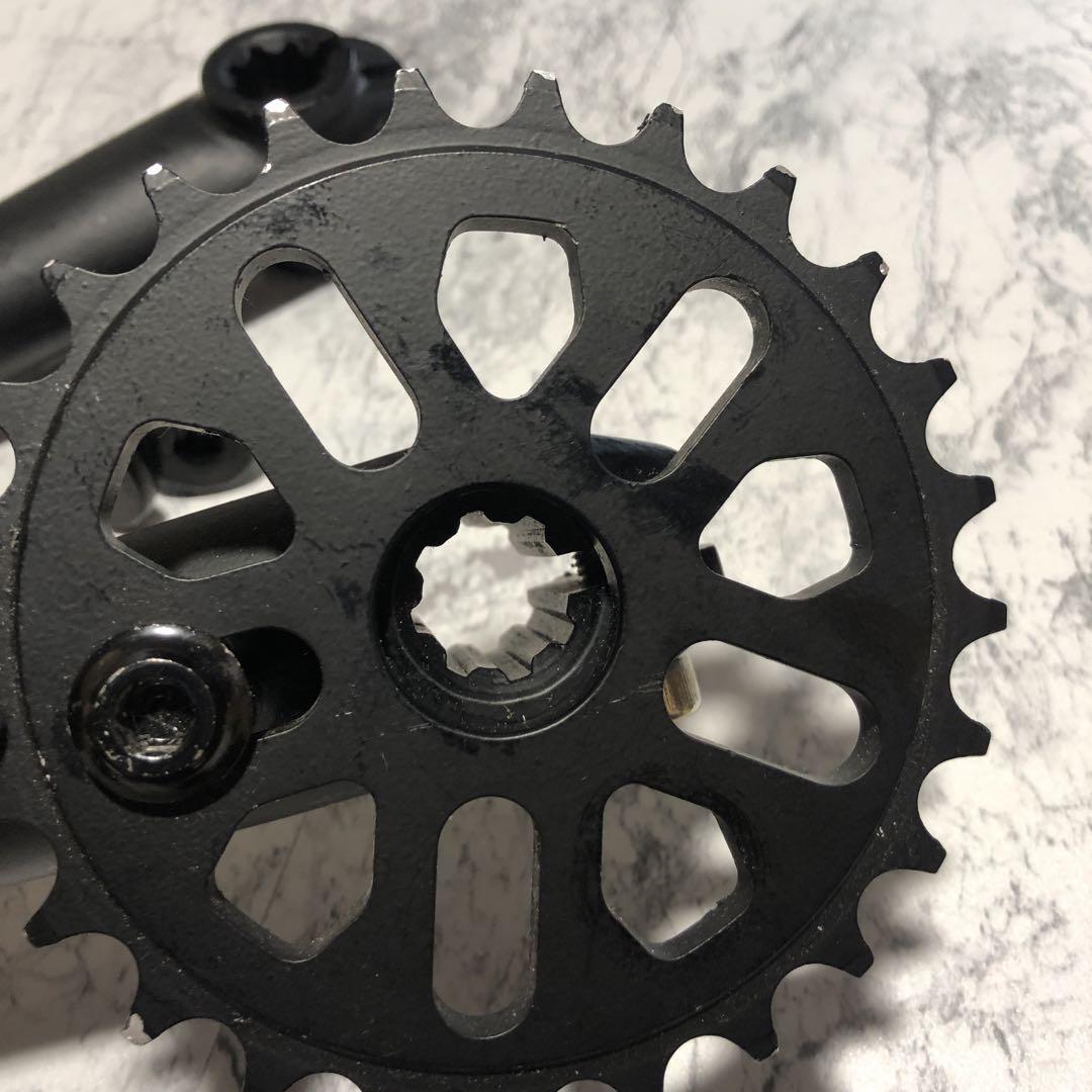 bmx クランクアーム フロントギアセット 25T未使用
