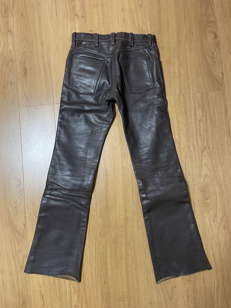 vanson レザーパンツ　29  茶色　中古品