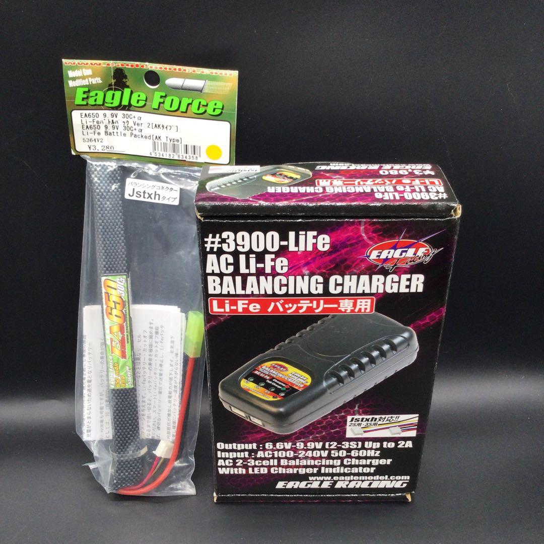 6セル延長コードu0026イーグル模型充電器 ♯3900-LiFe バッテリー専用