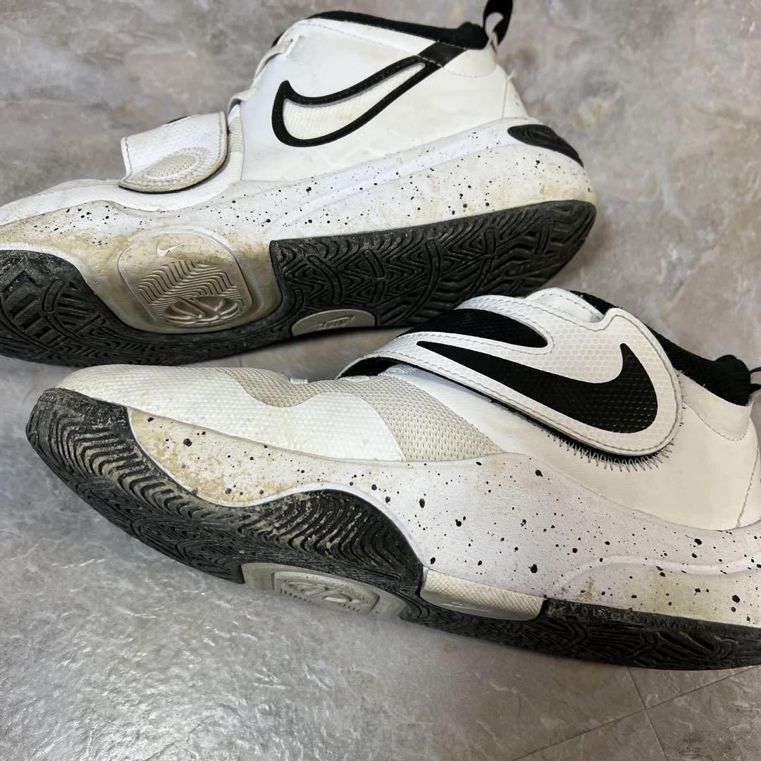 Nike Zoom バスケットボールシューズ ホワイト/ブラック 26.0cm