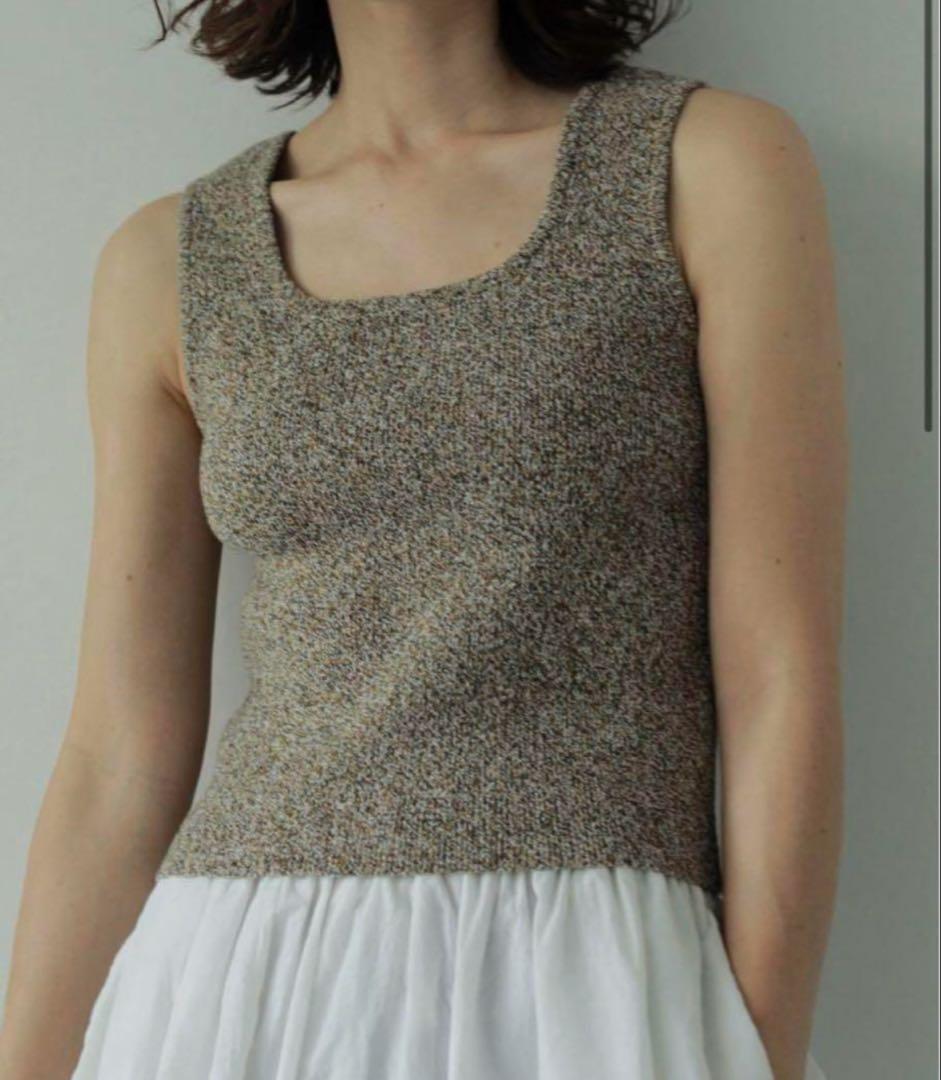 新品 anuke Boucle Knit Tanktop