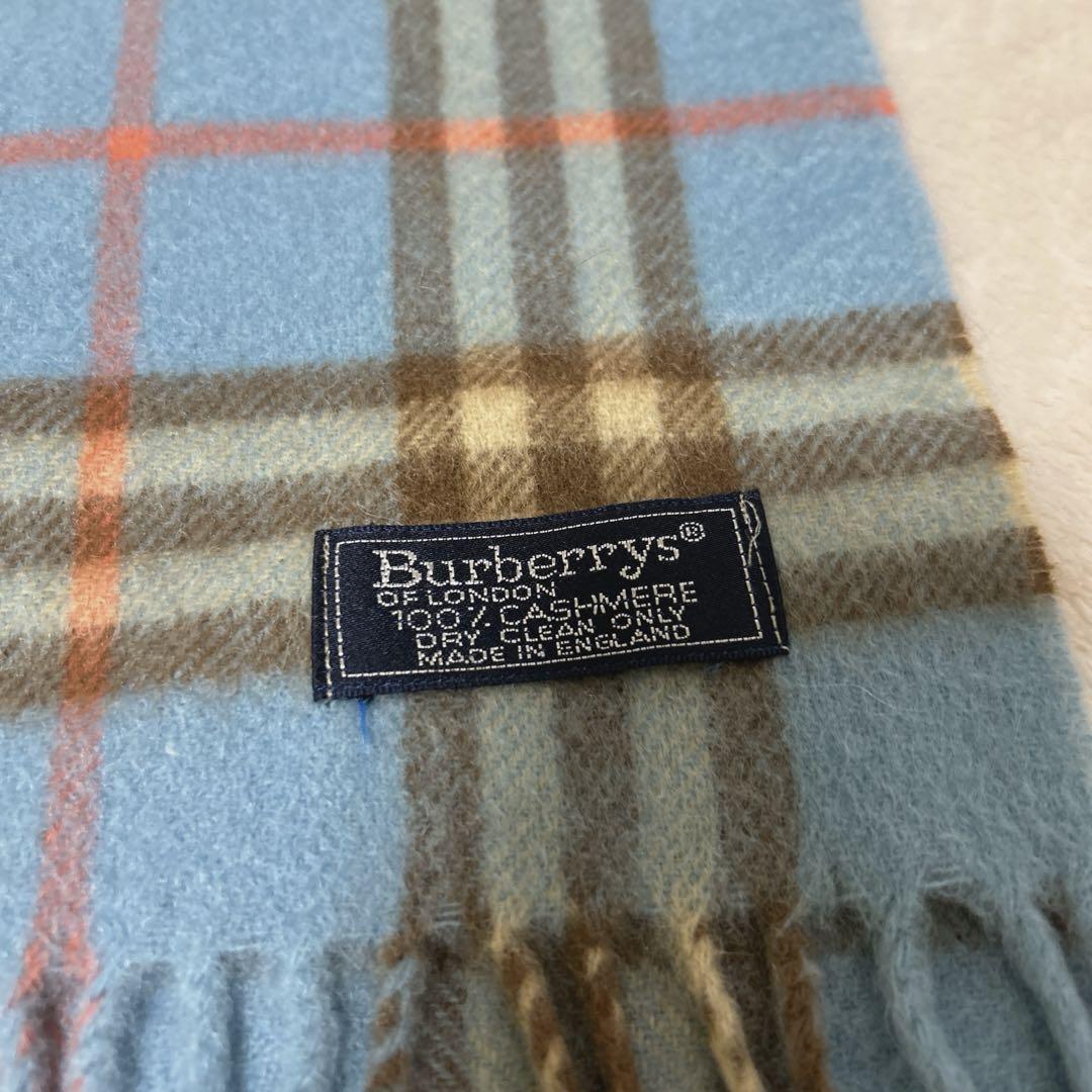 BURBERRYマフラー　LONDON 100%カシミア Burberrys of London バーバリーズ カシミア100％ マフラー