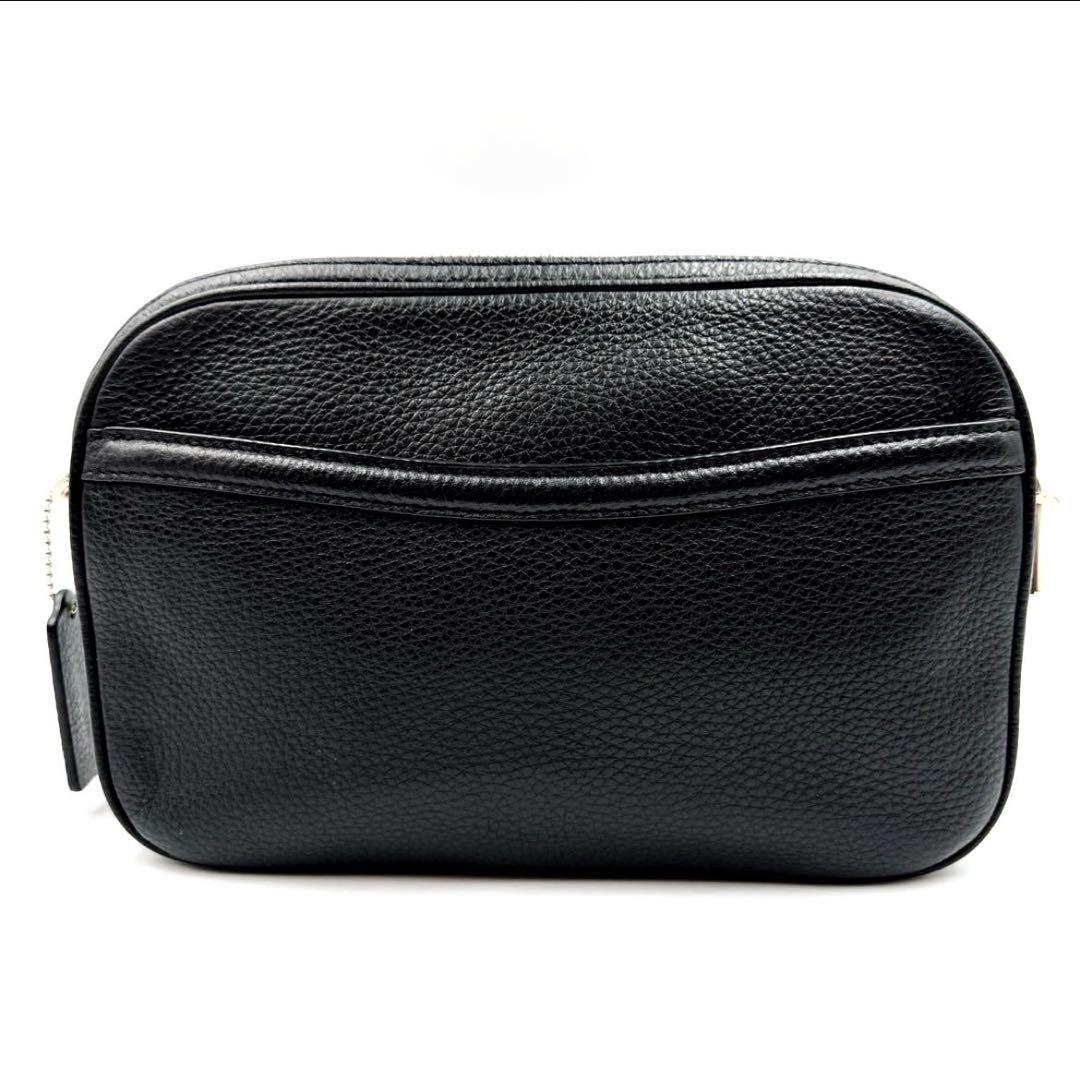 極美品✨COACH ショルダーバッグ ホースアンドキャリッジ レザー ブラック