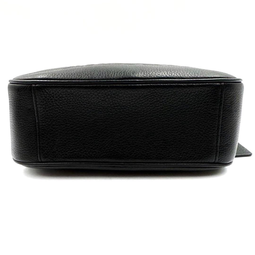 極美品✨COACH ショルダーバッグ ホースアンドキャリッジ レザー ブラック