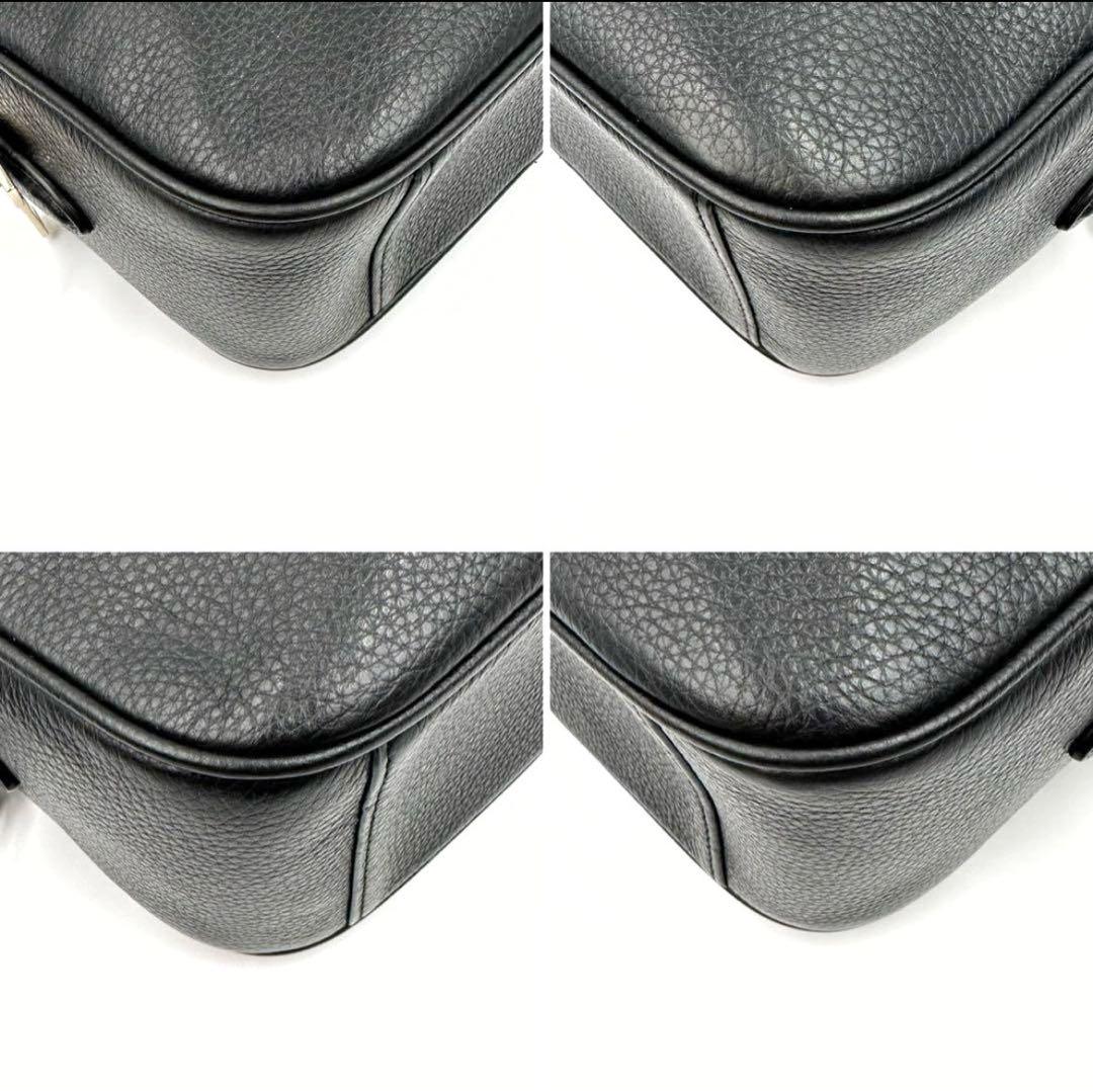 極美品✨COACH ショルダーバッグ ホースアンドキャリッジ レザー ブラック