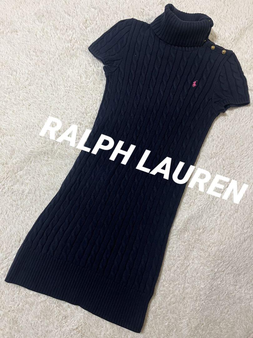 RALPH LAUREN ＊ ラルフローレン半袖ニットワンピース＊