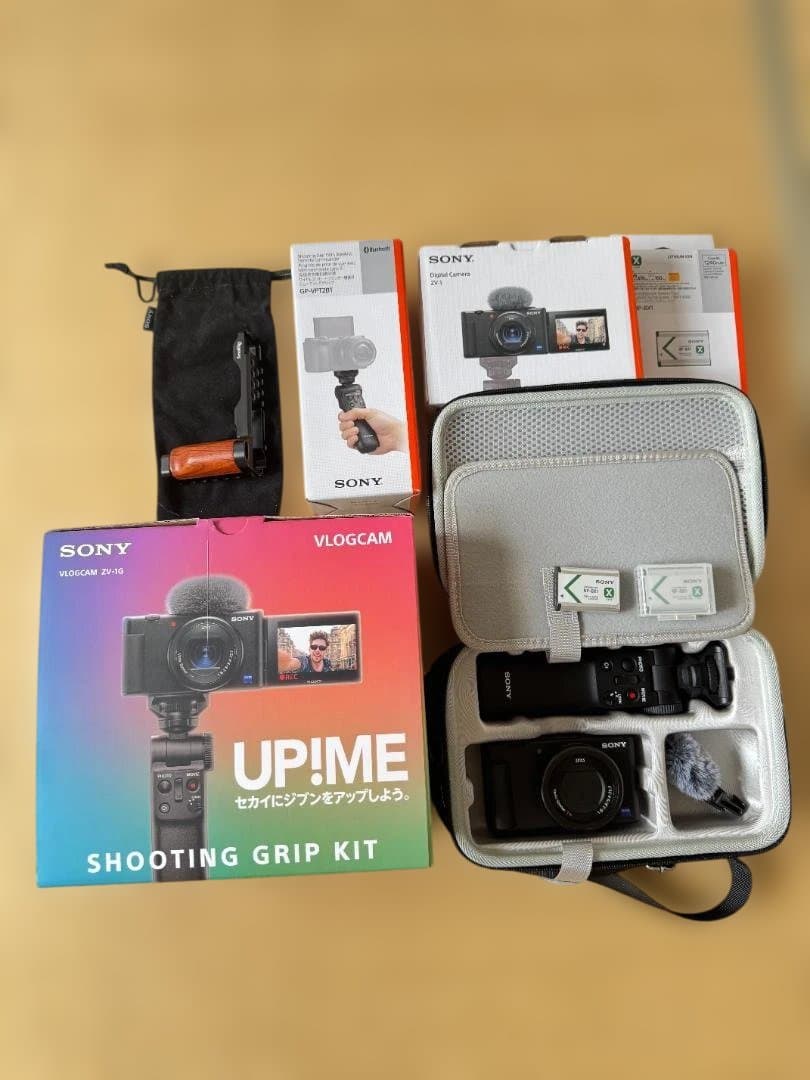 SONY VLOGCAM ZV-1G SHOOTING GRIP KIT - メルカリ