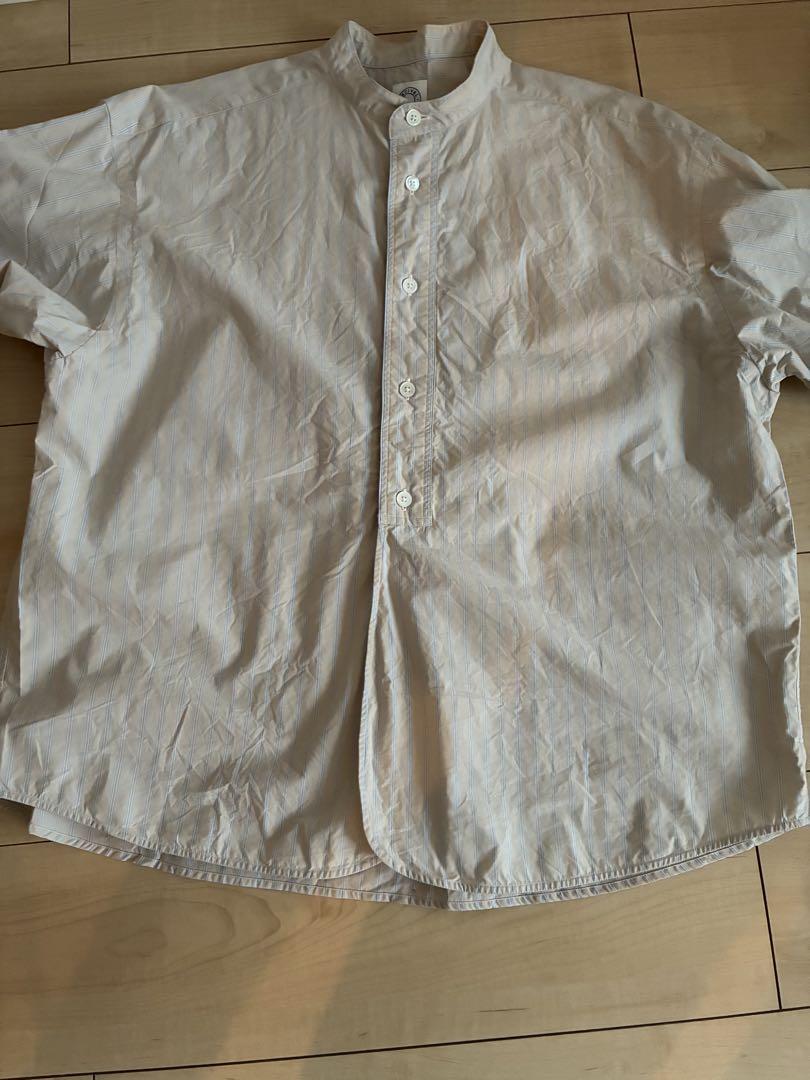 ORCIVAL オーシバル バンドカラーシャツ