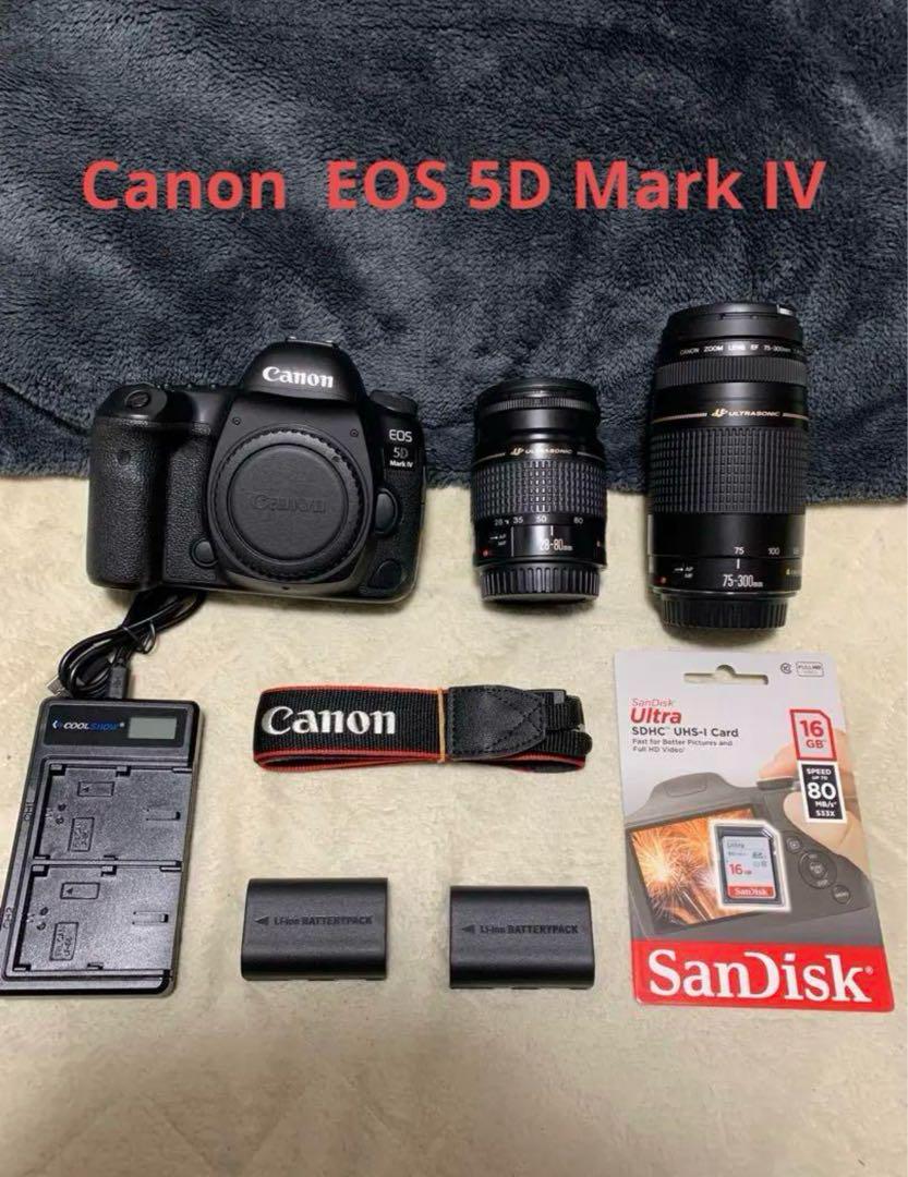 Canon EOS 5D Mark IV標準&望遠ダブルレンズセット 動画対応/Canon EOS 5D Mark IV標準&望遠ダブルレンズセット