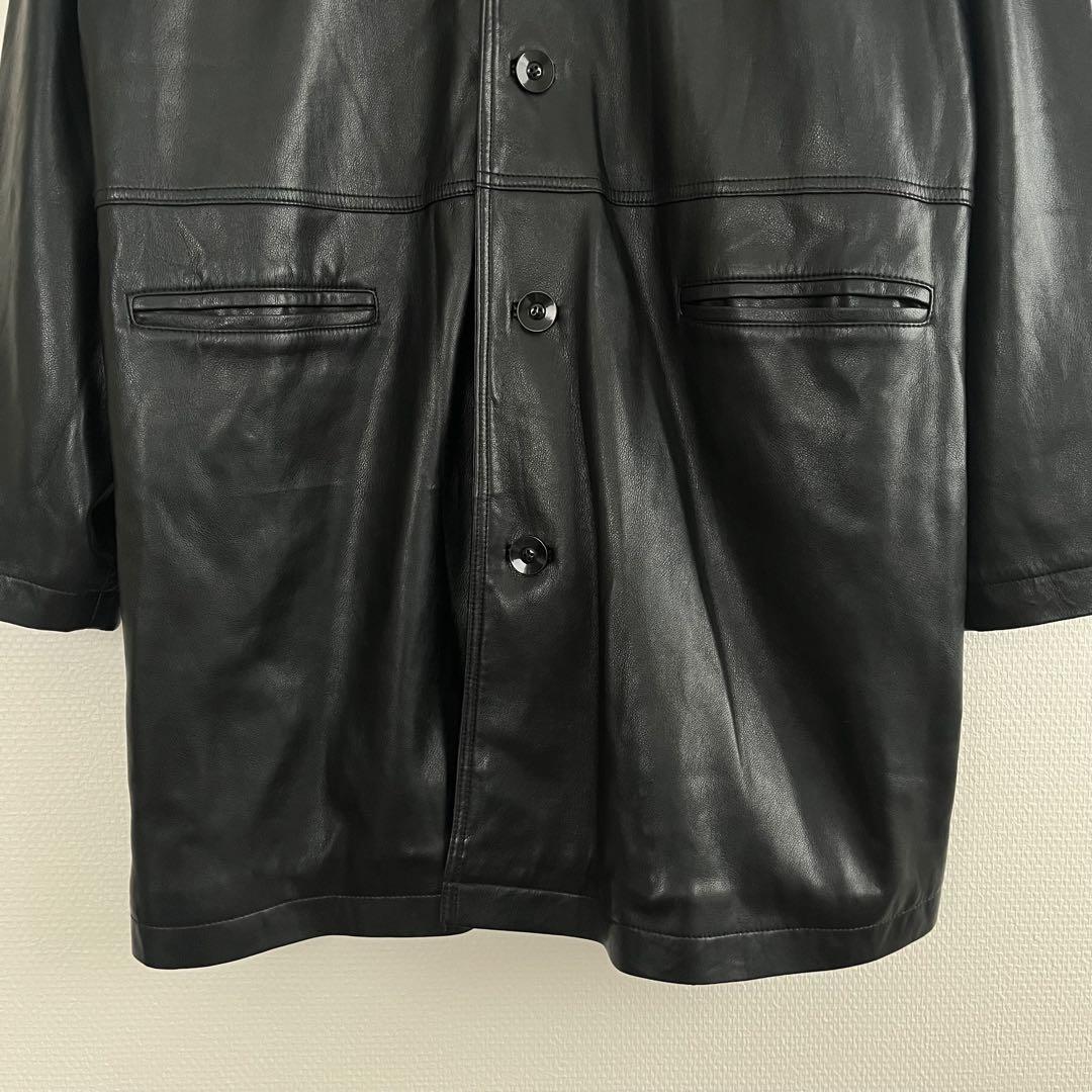 【訳あり】　TODAYFUL エコレザーオーバージャケット　レザー　アウター