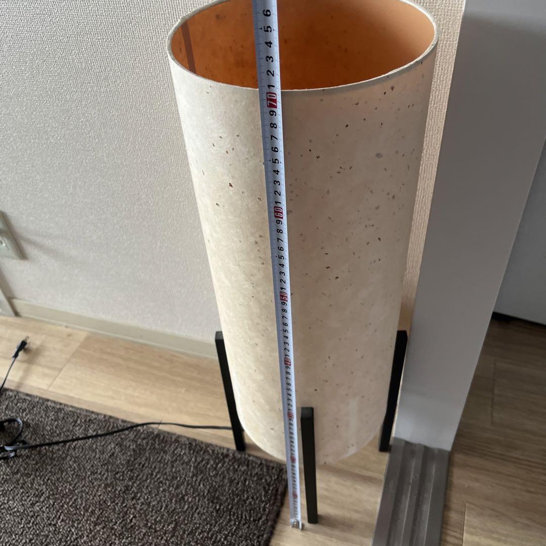 ベージュ 円筒形 フロアスタンド 約1メートル