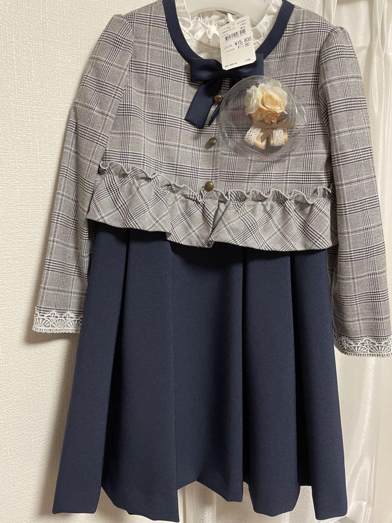 新品✨️ ポンポネットジュニア ノーカラーボレロジャケット