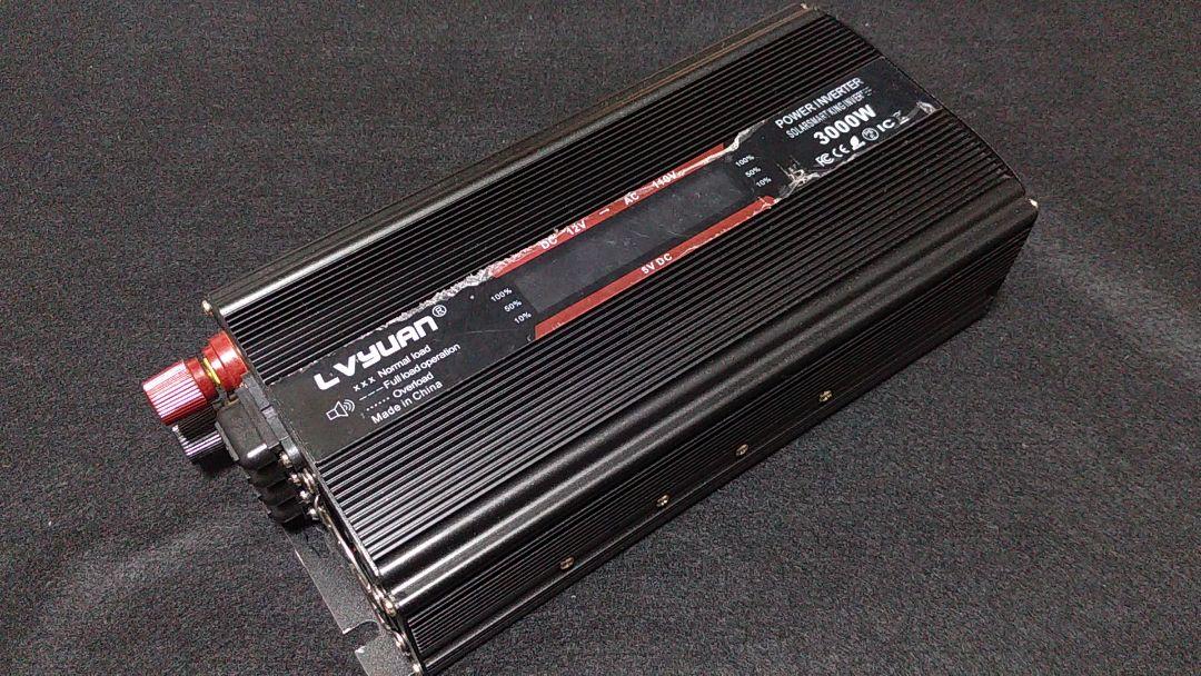 大容量インバーター】LED表示12V 100V 1500W 最大3000W アクセサリー