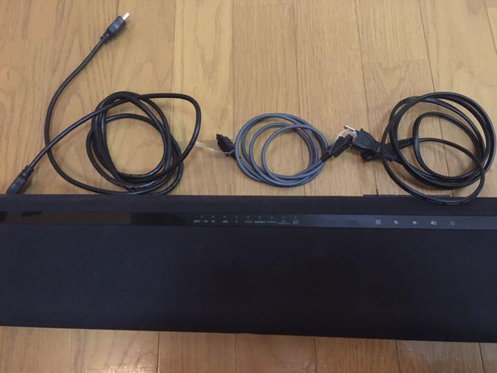 テレビの前に置いて簡単に迫力あるサウンドを実現する
