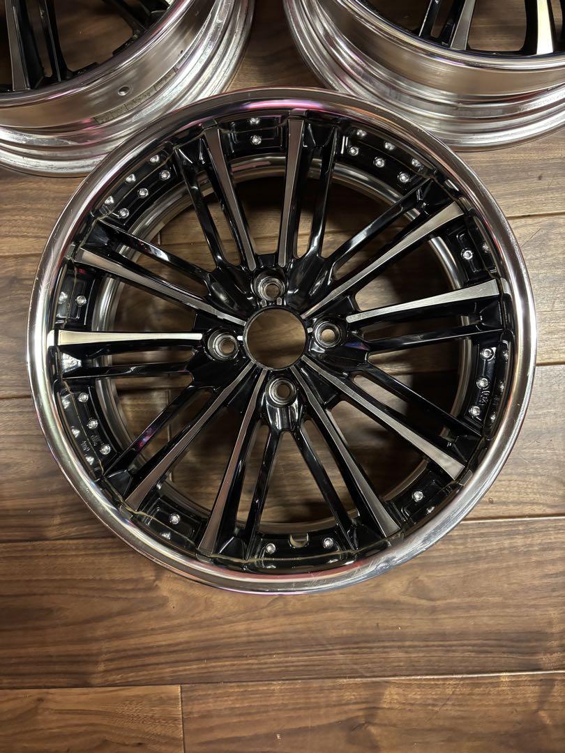 ◇送料込み◇ 中古ホイール３本　17inch ウェッズ　クレンツェ　アクエルド