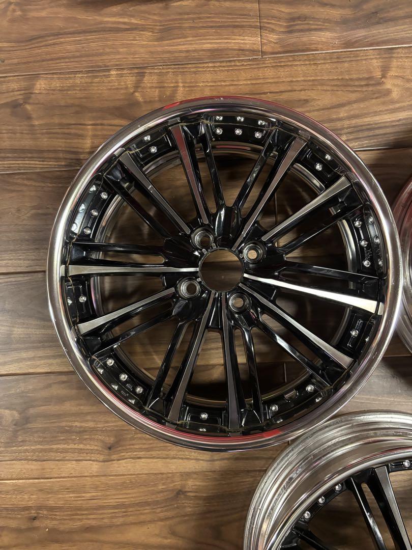 ◇送料込み◇ 中古ホイール３本　17inch ウェッズ　クレンツェ　アクエルド