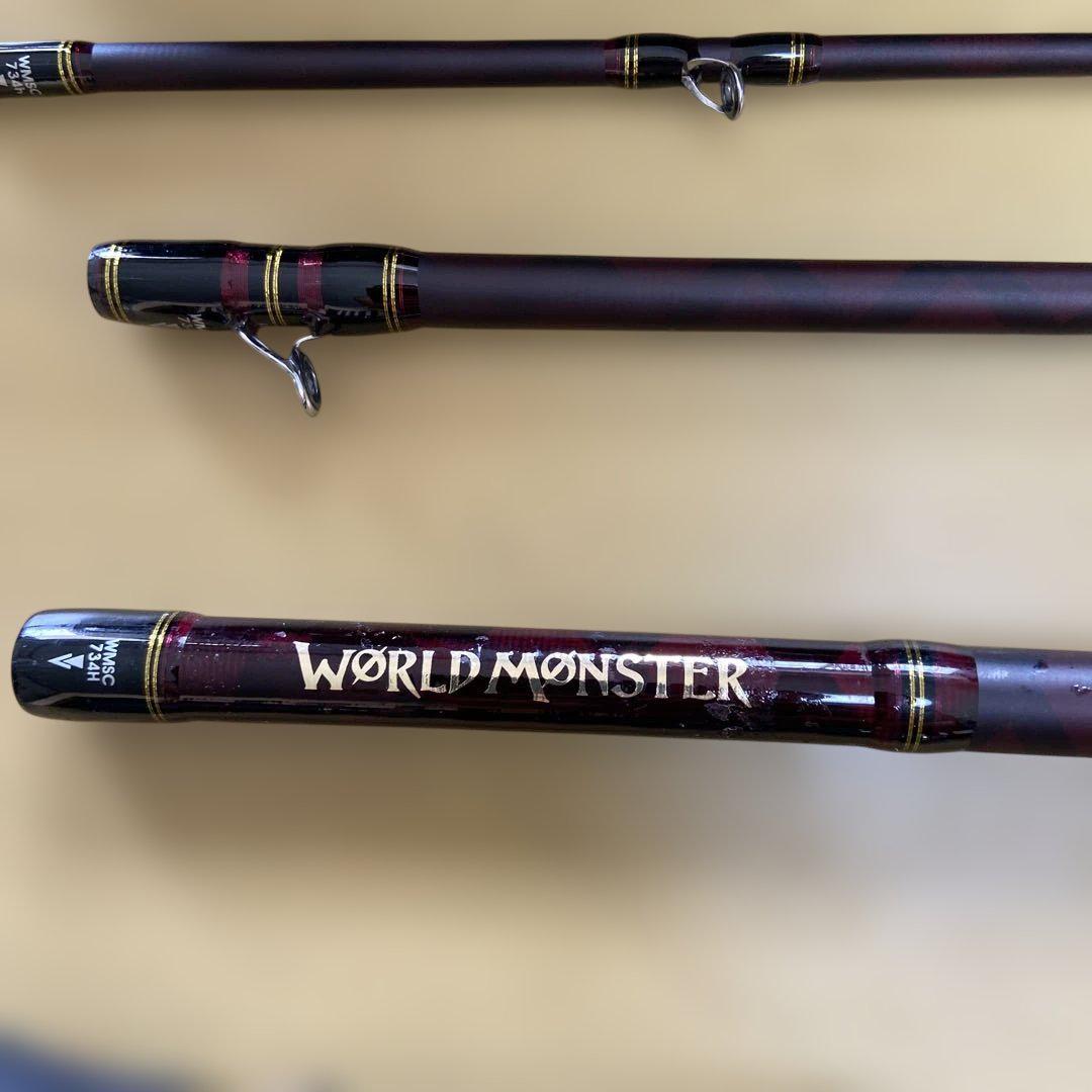 WORLD MONSTER アブガルシアwmsc-734h ケース付き