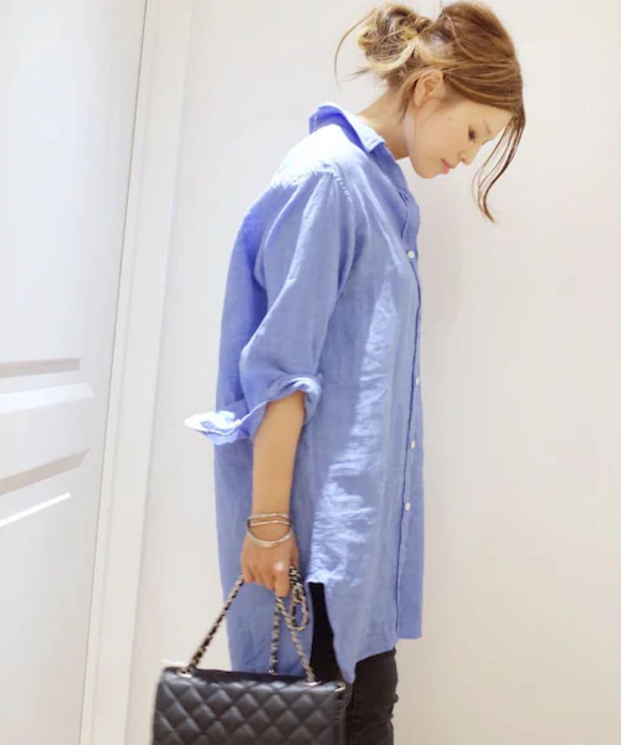 Deuxieme Classe CANCLINI LINO シャツワンピース - メルカリ