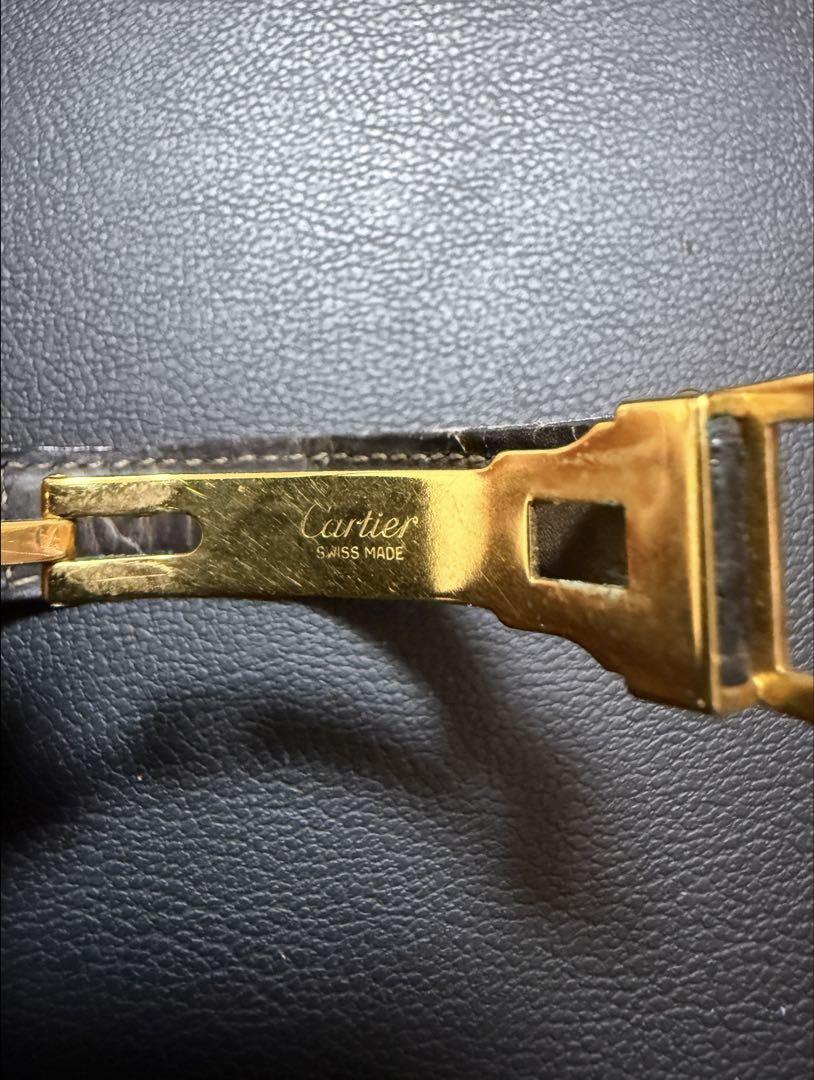 Cartier VERMEIL クォーツ 時計 ブラック